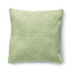 Hug Rug Woven Herringbone Cushion Green - handmade