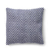 Hug Rug Woven Herringbone Cushion Navy - handmade