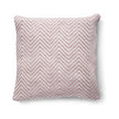 Hug Rug Woven Herringbone Cushion Rose - handmade