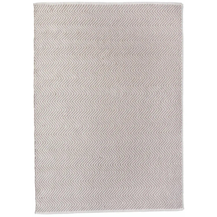 Hug Rug Woven Herringbone Rug Natural - handmade