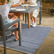 Hug Rug Woven Herringbone Rug Navy - handmade