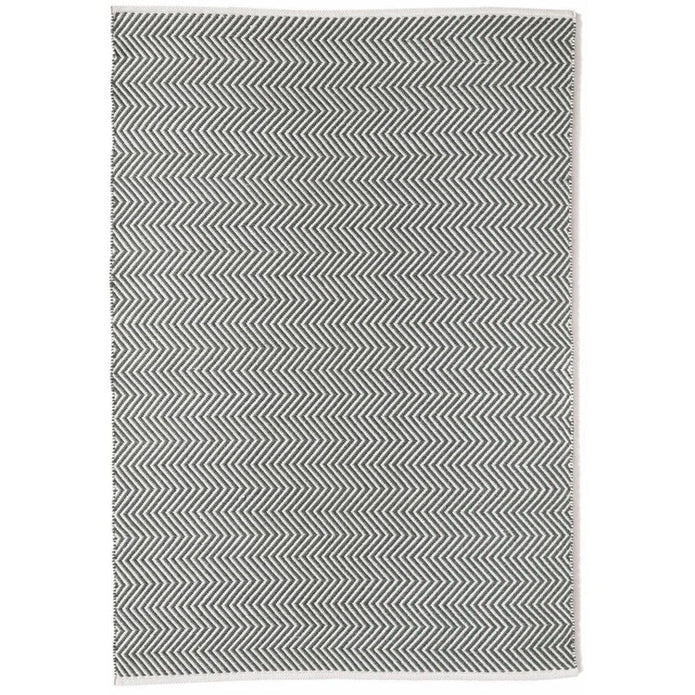 Hug Rug Woven Herringbone Rug Warm Grey - handmade