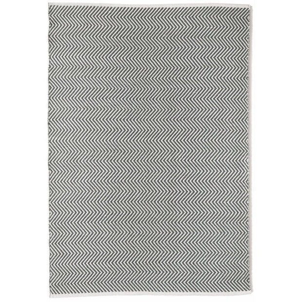 Hug Rug Woven Herringbone Rug Warm Grey - handmade