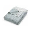 Hug Rug Woven Herringbone Throw Sky Grey - handmade