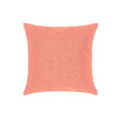 Hug Rug Woven Plain Cushion Coral Pink - handmade