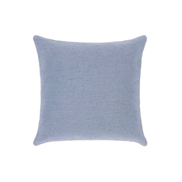 Hug Rug Woven Plain Cushion Denim Blue - handmade
