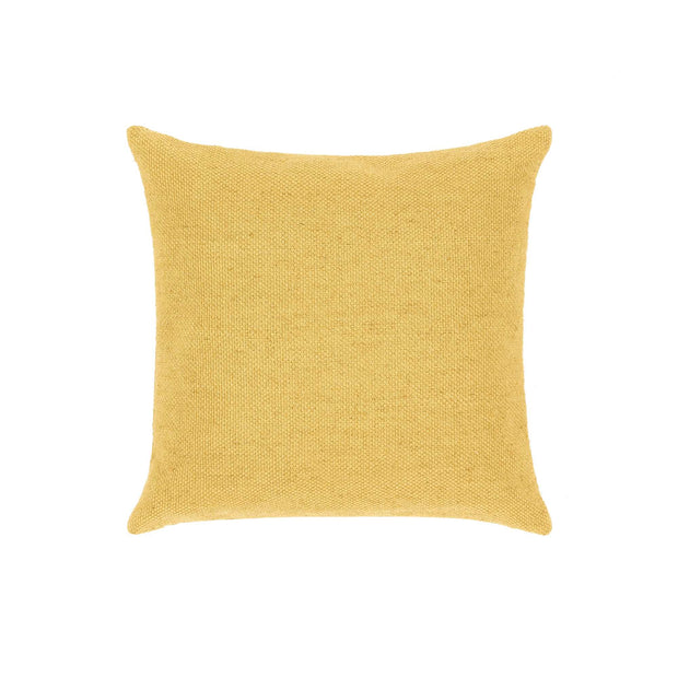 Hug Rug Woven Plain Cushion Gold - handmade
