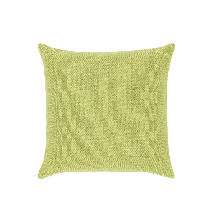 Hug Rug Woven Plain Cushion Green - handmade