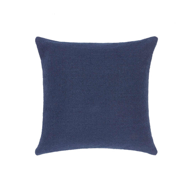 Hug Rug Woven Plain Cushion Navy - handmade