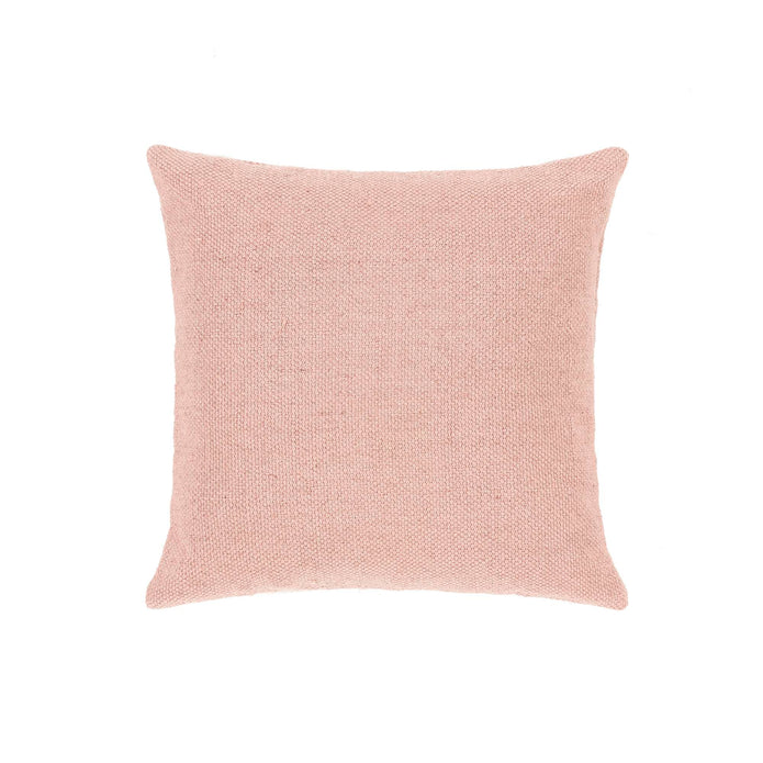 Hug Rug Woven Plain Cushion Rose - handmade