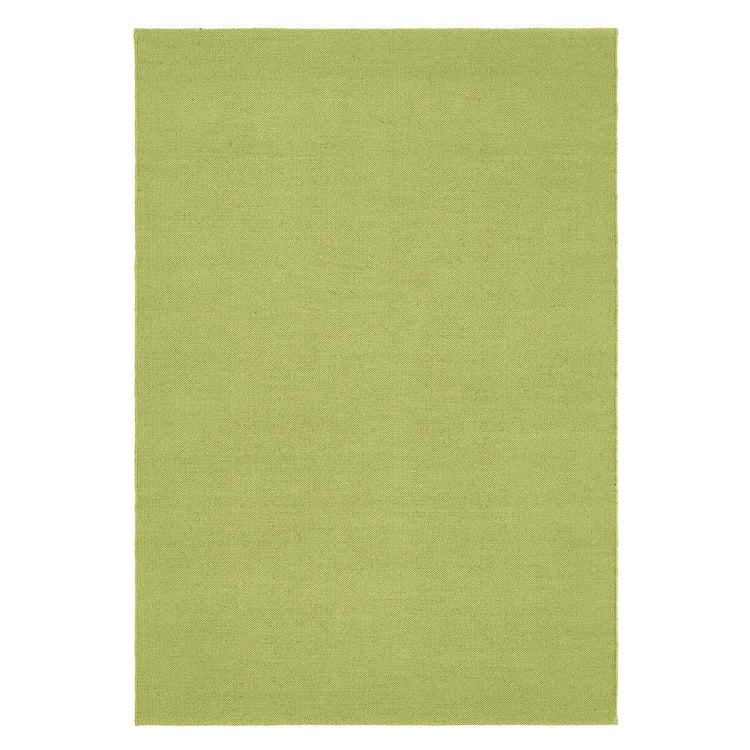 Hug Rug Woven Plain Rug Green - handmade