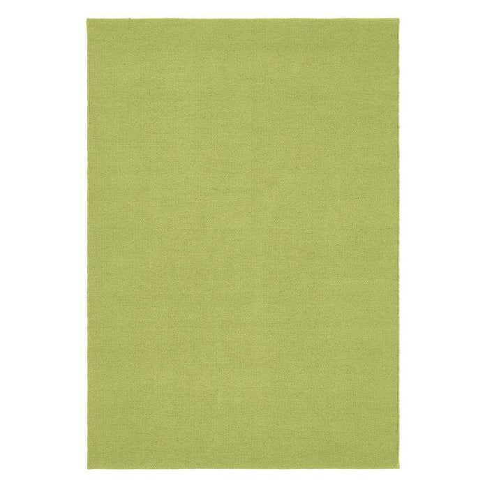 Hug Rug Woven Plain Rug Green - handmade