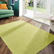 Hug Rug Woven Plain Rug Green - handmade