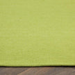 Hug Rug Woven Plain Rug Green - handmade