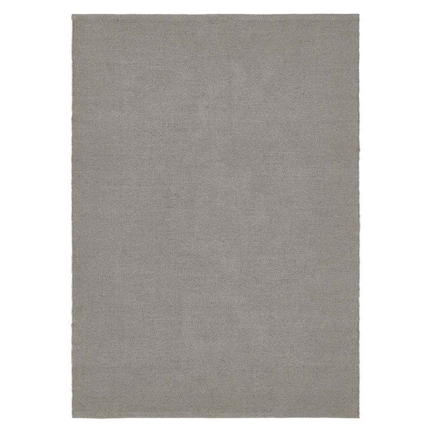 Hug Rug Woven Plain Rug Warm Grey - handmade