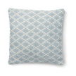 Hug Rug Woven Trellis Cushion Sky Grey - handmade