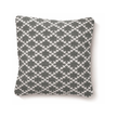 Hug Rug Woven Trellis Cushion Warm Grey - handmade