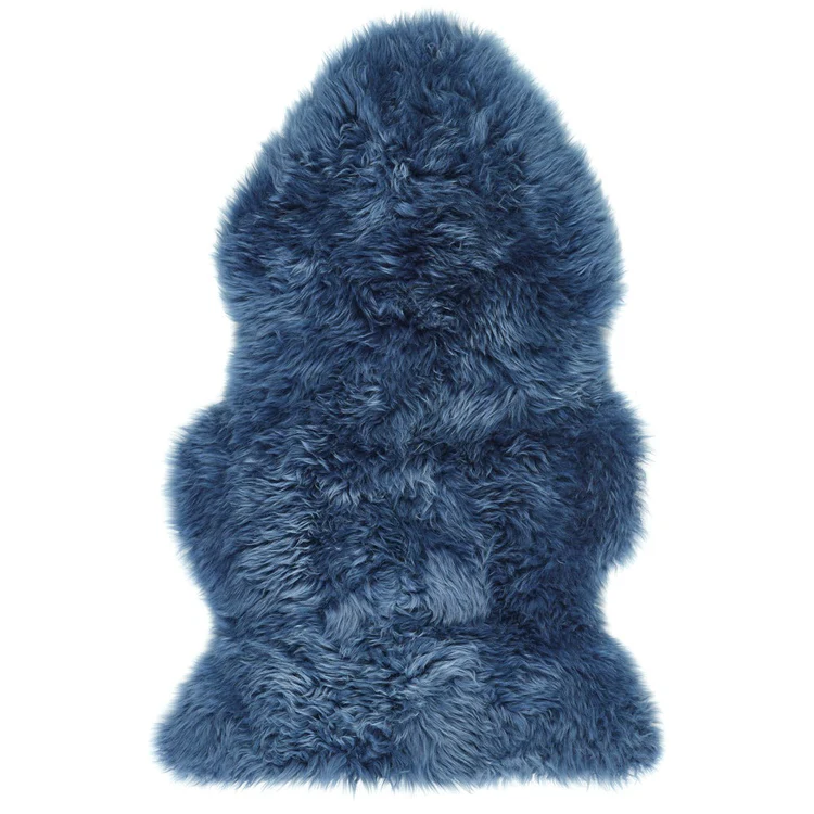 Origins Genuine Sheepskin Navy - handmade