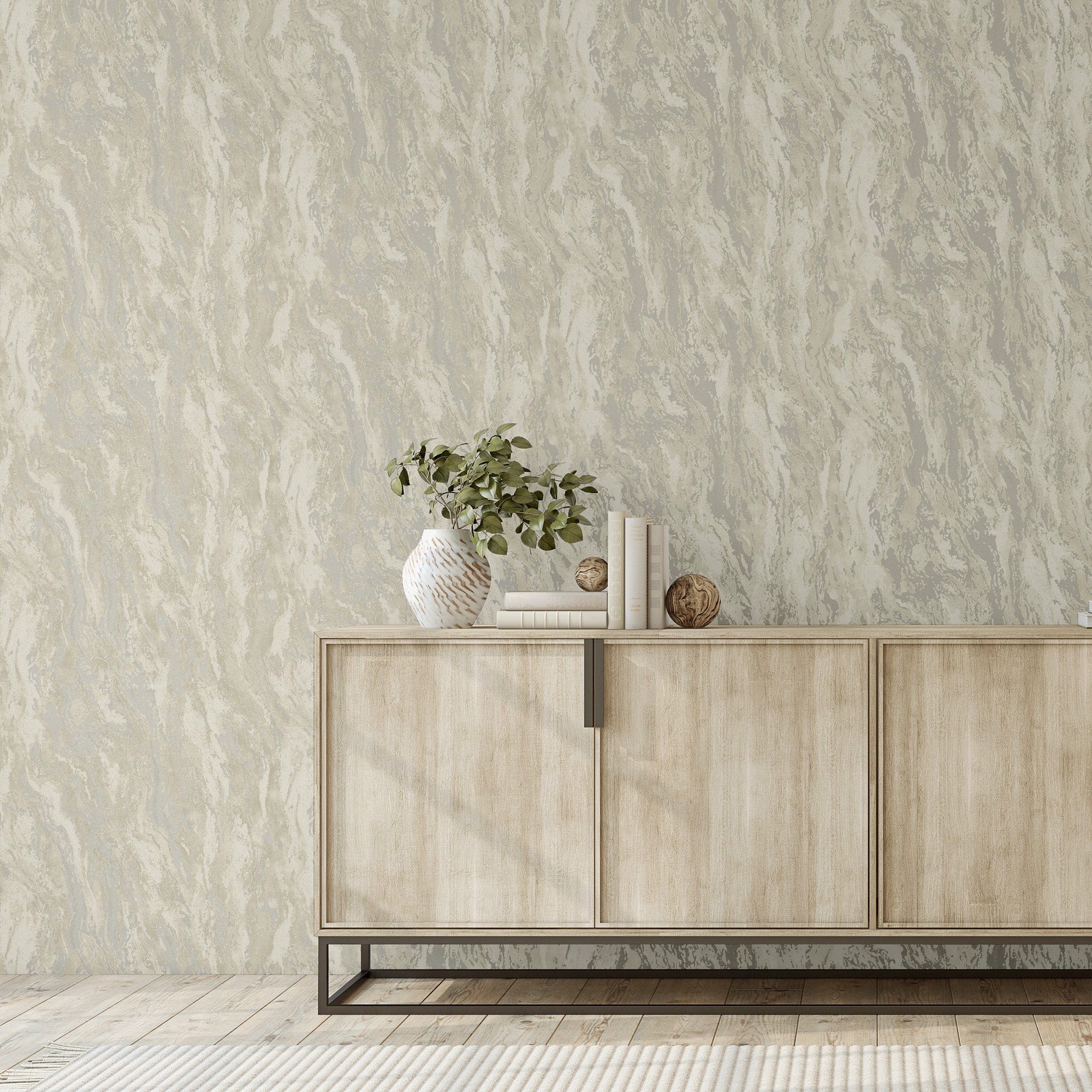 Luxe Texture Pearl Wallpaper Neutral RUGS_and_MORE 299100