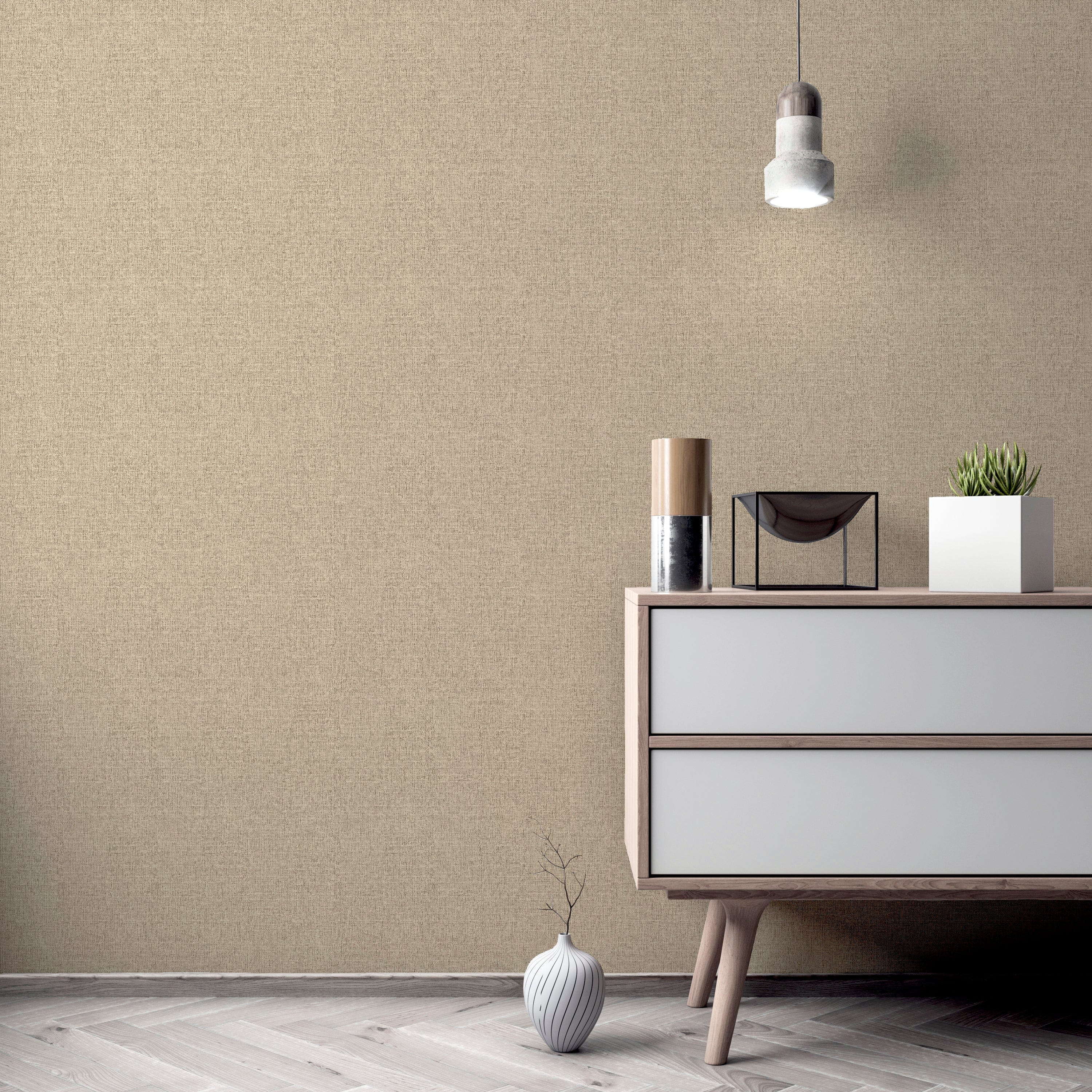 Luxury Plain Champagne Wallpaper Champagne RUGS_and_MORE 299306