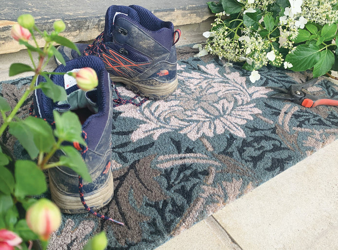 My Mat Coir - English Garden 3 - handmade