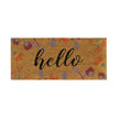 My Mat Coir Insert Floral Hello - handmade