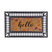 My Mat Coir Insert Floral Hello - handmade