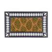 My Mat Coir Insert Green Leaves - handmade