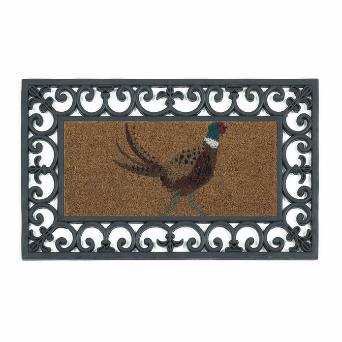 My Mat Coir Insert - Pheasant - handmade