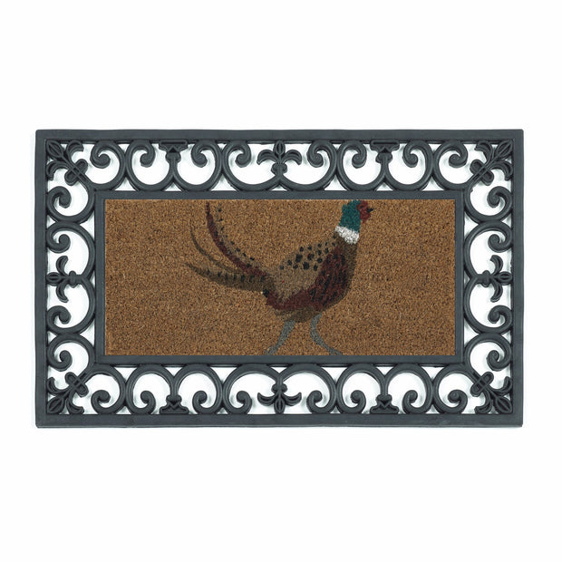 My Mat Coir Insert - Pheasant - handmade