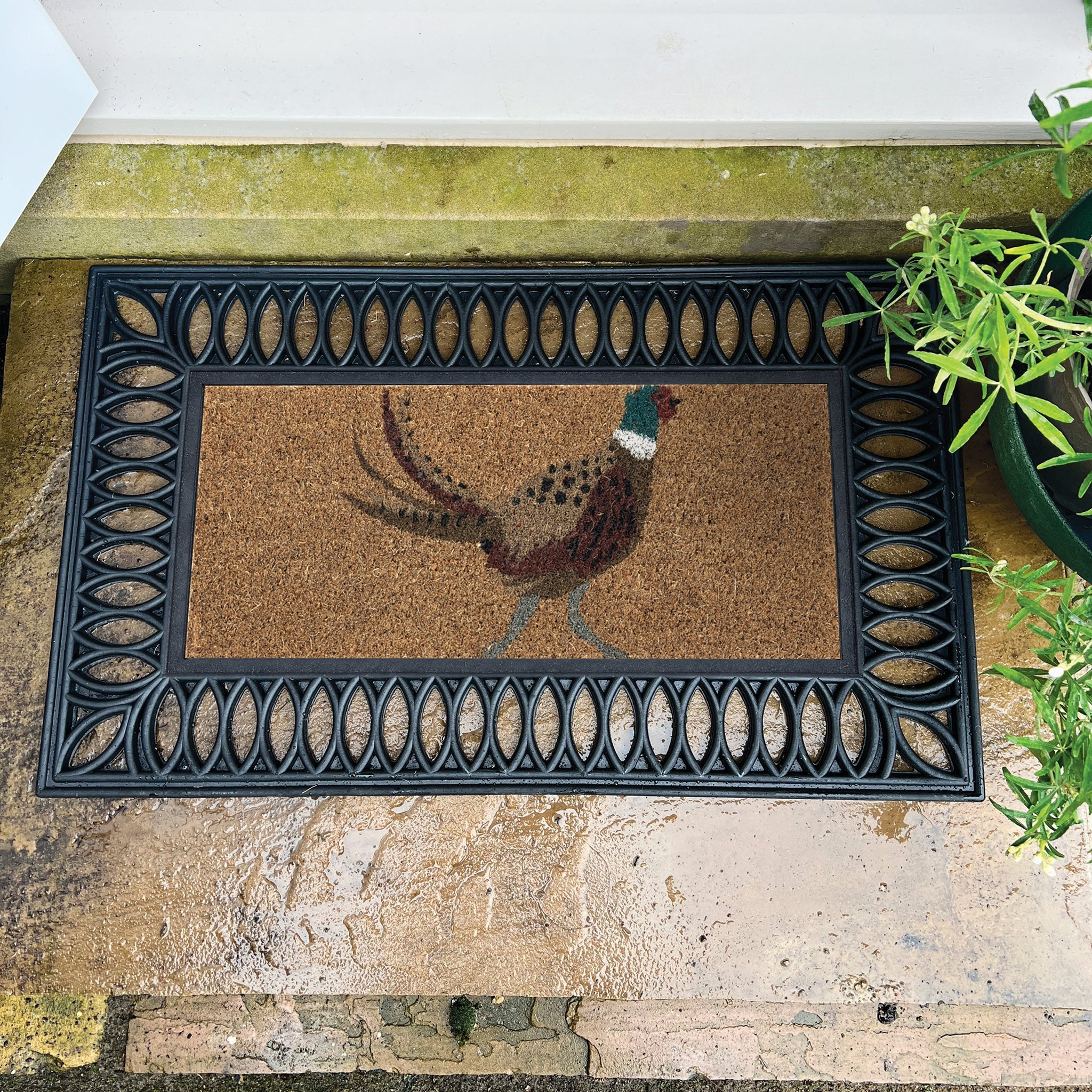 My Mat Coir Insert - Pheasant - handmade
