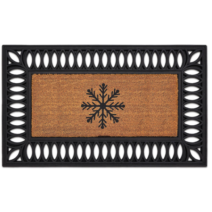 My Mat Coir Insert Snowflake 23X53 - handmade