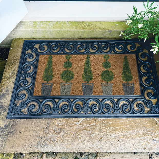 My Mat Coir Insert - Topiary - handmade