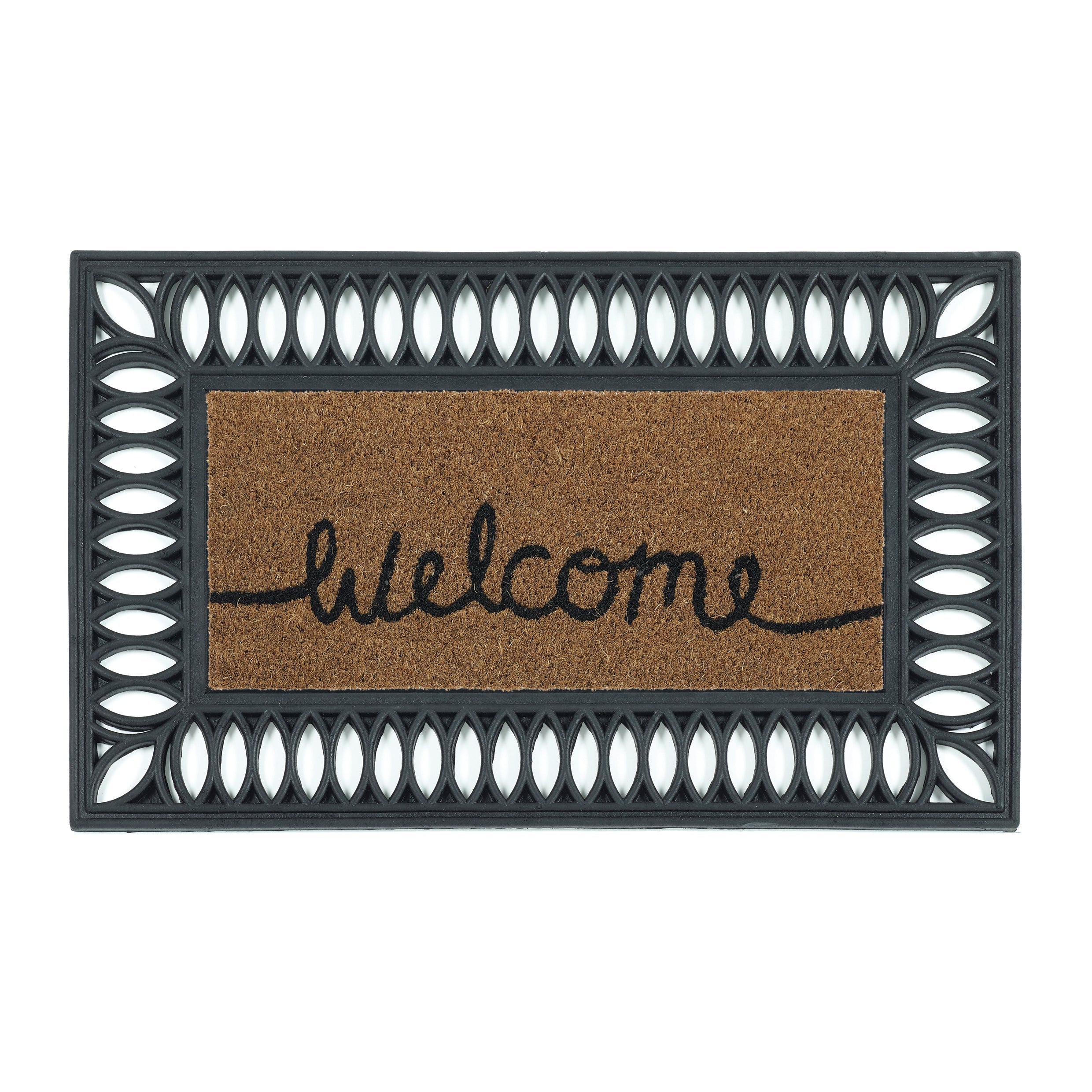 My Mat Coir Insert - Welcome - handmade