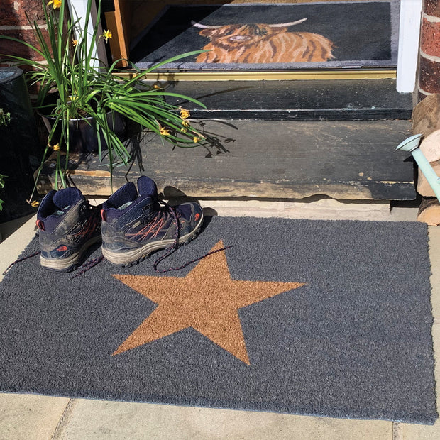 My Mat Coir - Inverse Star - handmade