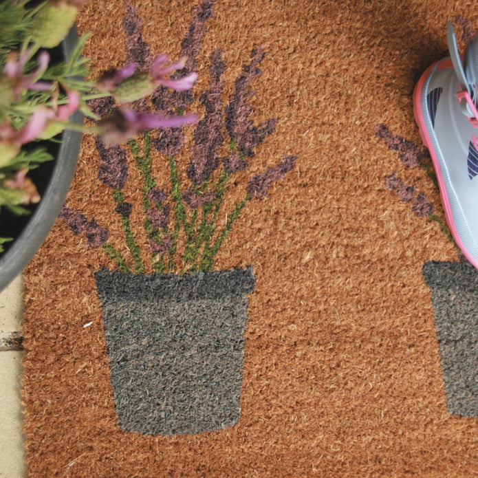 My Mat Coir - Lavender - handmade