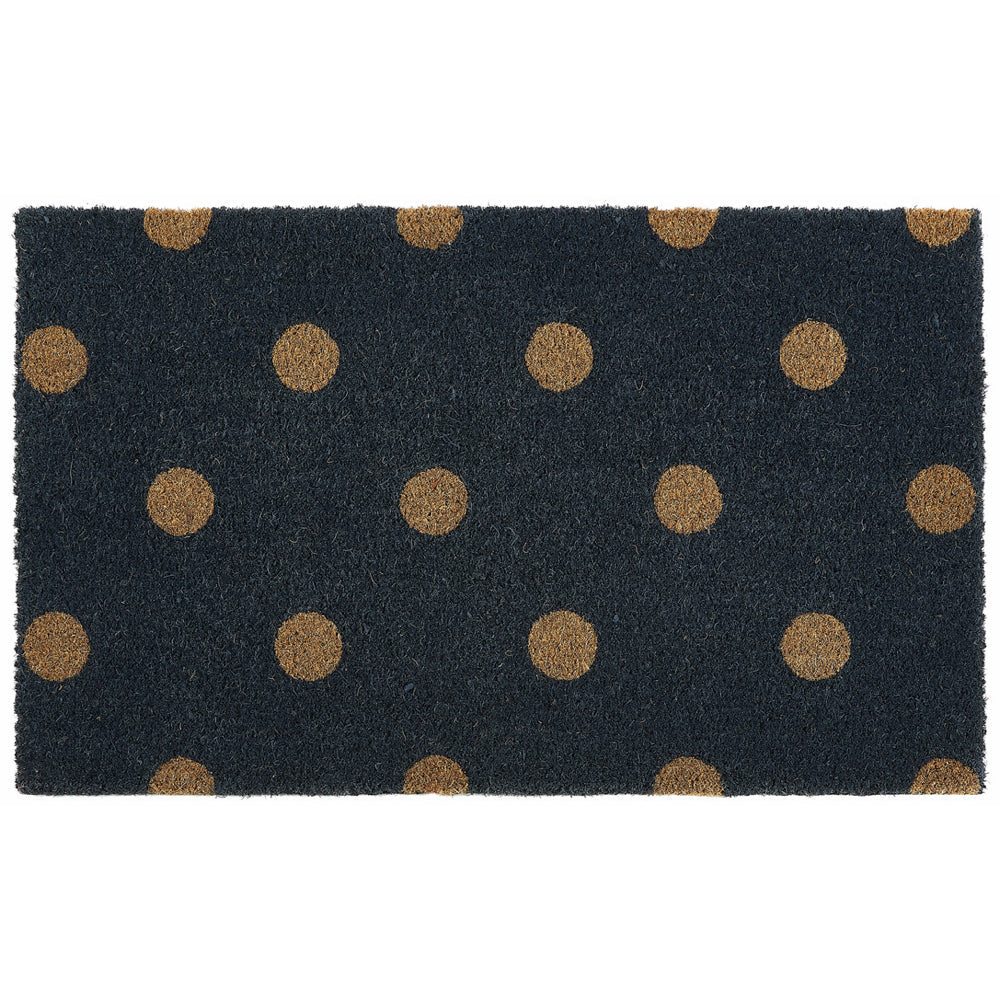 My Mat Coir - Polka Dots - handmade