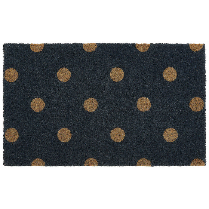 My Mat Coir - Polka Dots - handmade