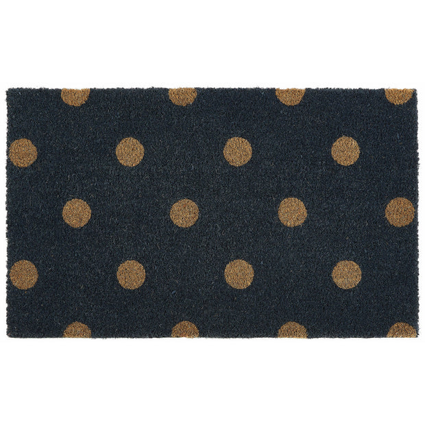My Mat Coir - Polka Dots - handmade