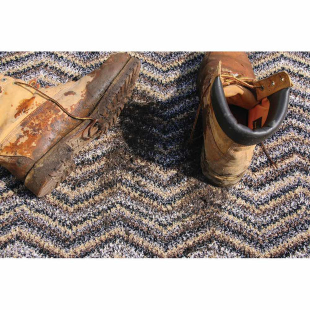 My Mat Cotton - Candy Linen Zig Zag - handmade