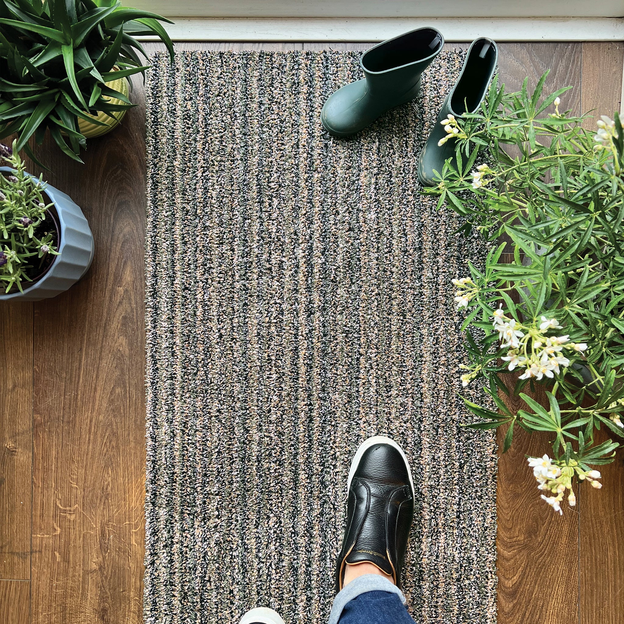 My Mat Cotton - Candy Sage - handmade