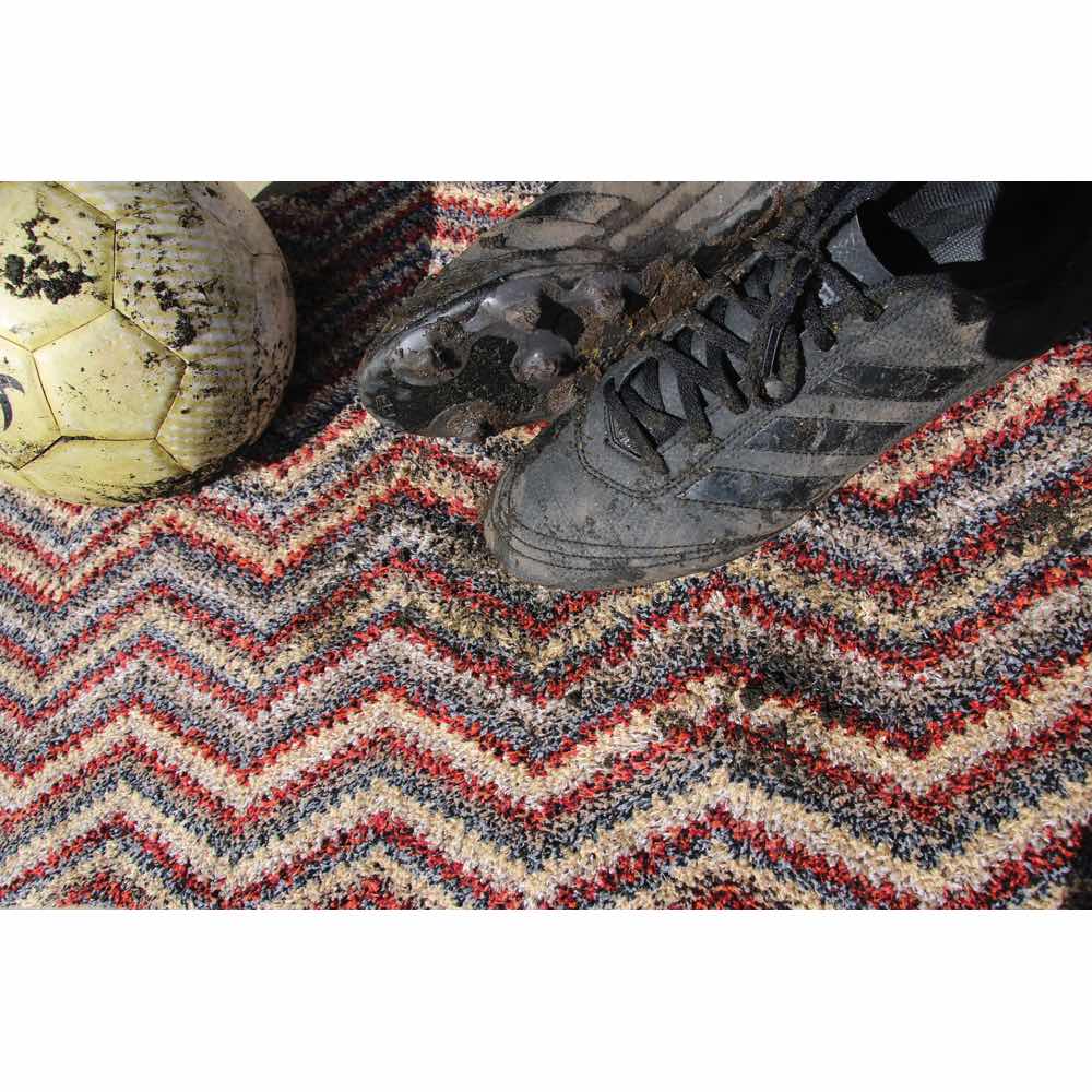 My Mat Cotton - Candy Spice Zig Zag - handmade