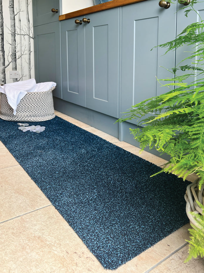 My Mat Cotton - Indigo - handmade