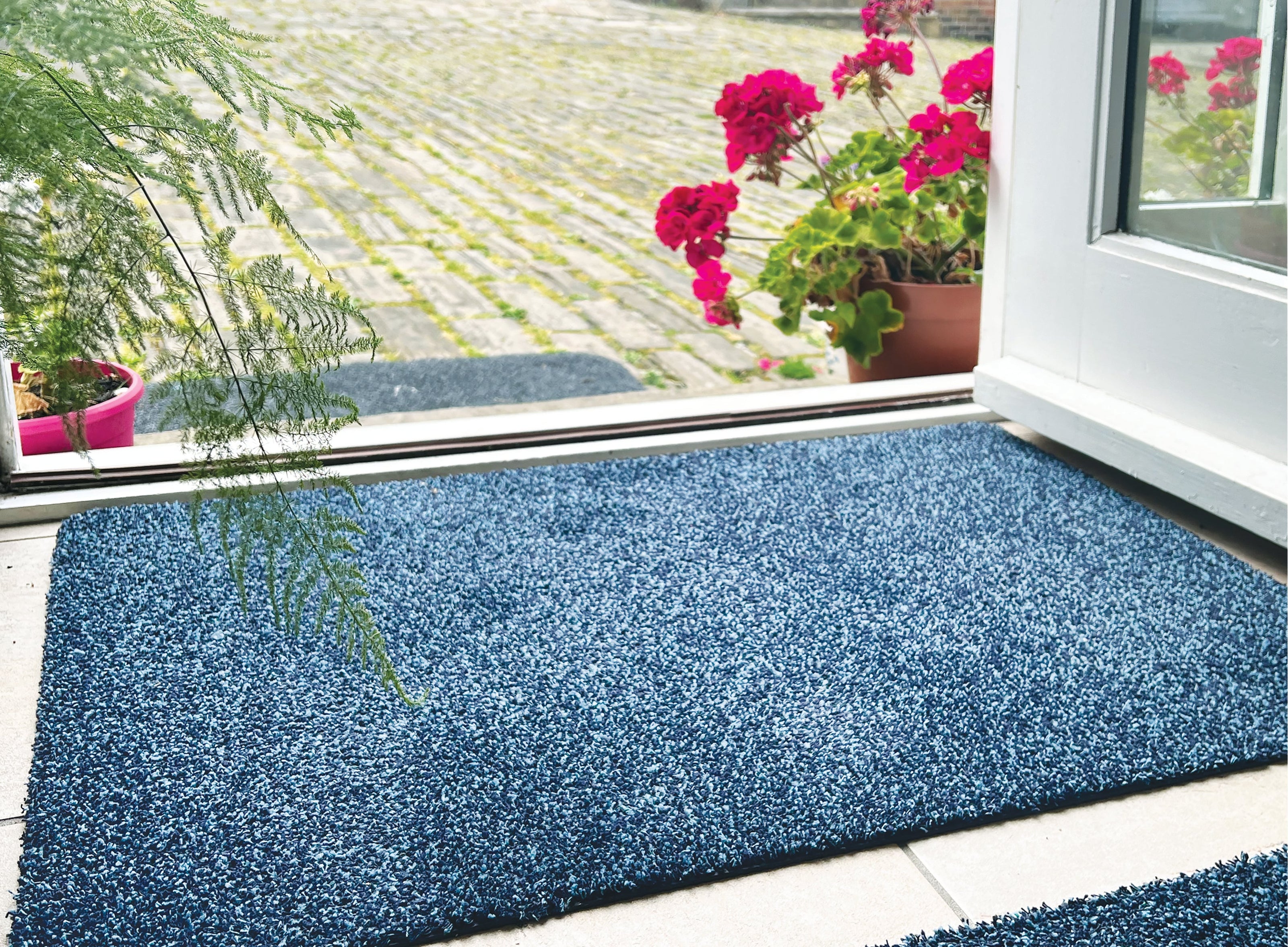 My Mat Cotton - Indigo - handmade