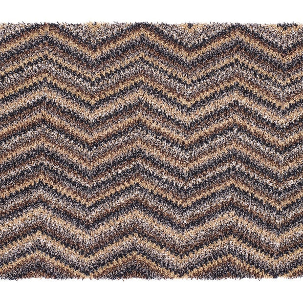 My Mat Cotton Indoor Candy Linen Zig Zag Doormat 50x75 cm / Multi / Cotton RUGS_and_MORE 5026134554696