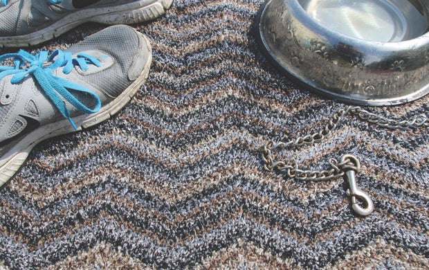 My Mat Cotton Indoor Candy Rock Zig Zag Doormat RUGS_and_MORE