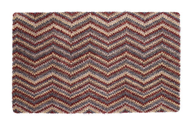 My Mat Cotton Indoor Candy Spice Zig Zag Doormat 50x75 cm / Multi / Cotton RUGS_and_MORE 5026134550636