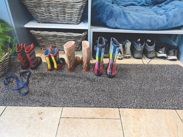 My Mat Cotton Indoor Charcoal Doormat RUGS_and_MORE