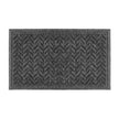 My Mat Eco-Rib Outdoor Herringbone Grey - handmade