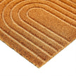 My Mat Embossed Coir Curve Doormat - handmade